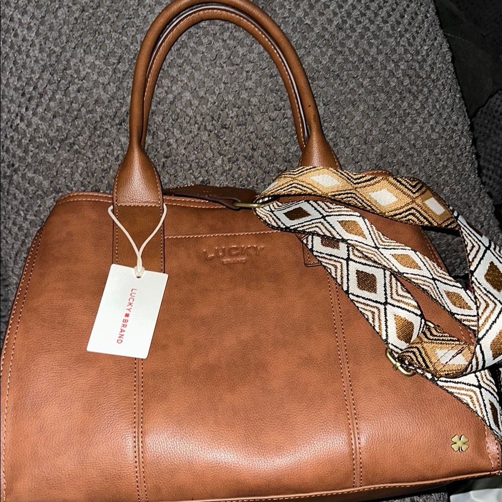 Lucky Brand Brown Leather Women's Bag